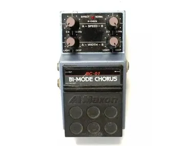 Maxon B1-MODE CHORUS ギターエフェクター Test Maxon BC-01 Bi-Mode Chorus Year 1985 - YouTube